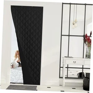 Insulated Door Curtain for Winter, Thermal Insulation Cover 38" x 80", - Picture 1 of 7