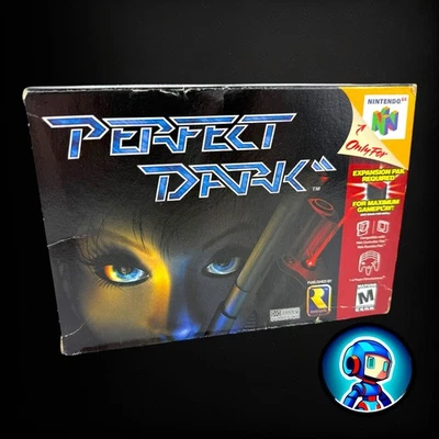 Perfect Dark - Nintendo 64 (N64) Blockbuster Rental CIB Foto 1 de 4