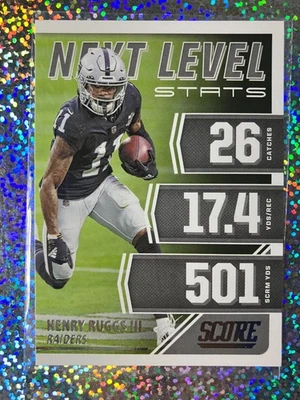 2021 Score Football Next Level Stats NL25 Henry Ruggs III - Image 1 of 4