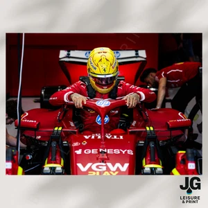 Lewis Hamilton inspiriert Autogramm Wandbild Poster - Formel 1 F1 A4 - A3 A2 A1 - Bild 1 von 4