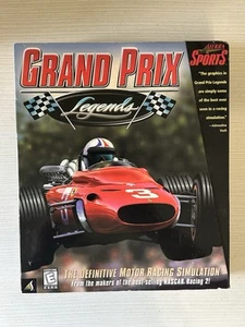Grand Prix Legends Big Box PC Game NEW FACTORY SEALED (1998) Rated E NASCAR - Picture 1 of 4