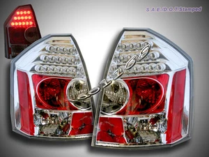 05 06 07 CHRYSLER 300-C 300C SRT-8 SEDÁN 4 PUERTAS LUCES TRASERAS LED LÁMPARAS TRANSPARENTES - Imagen 1 de 2