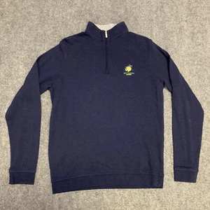 Peter Millar Mens Sweatshirt Sz Small Cotton Blend 1/4 Zip Pullover Golf Sweater - Picture 1 of 8