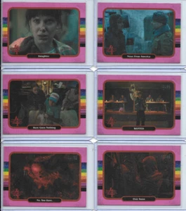 Topps Zerocool 2023 - Stranger Things temporada 4 - selección de tarjetas paralelas - casi nuevo - Imagen 1 de 10