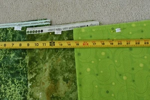 1 Yard & 28" lang, hellgrüner Hintergrund & Mixer Baumwolle Bündel/Posten, T512 - Bild 1 von 4