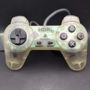 Sony Playstation PS1 HORI PAD PS Controller Japan Import Tested & Working Clear - Picture 1 of 4