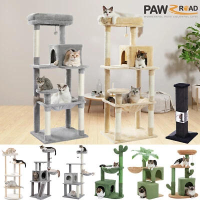PAWZ Road Cat Tree Scratching Post Scratcher Tower Condo House Bed Furniture Bed - Image 1 of 4