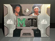 Al Jefferson & Gerald Green 2007-08 Upper Deck SPX Winning Materials Card WMC-JC