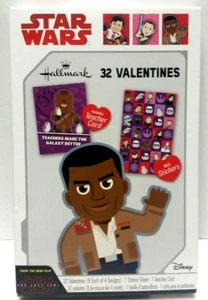 Tarjetas de San Valentín de Star Wars Hallmark con pegatinas y tarjeta de maestro - Finn en caja - Imagen 1 de 2