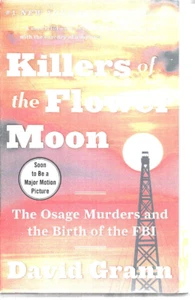 Killers of the Flower Moon by David Grann Paperback 2018 Osage Murders & FBI - Picture 1 of 1