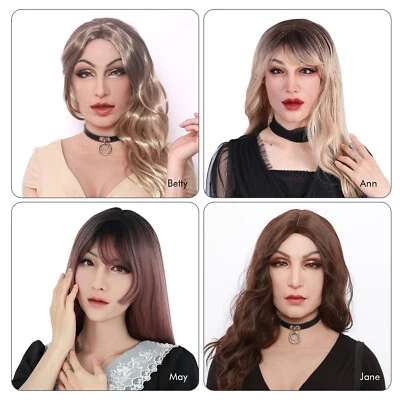 Roanyer Female Mask Silicone Face For Cosplay Crossdresser Male To Female - Image 1 of 4