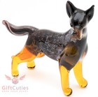 Art Blown Glass Figurine of the Australian Cattle Dog
