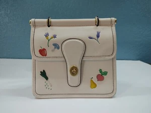 Limited HTF COACH Originals Collection Willis Top Handle Garden Embroidery Bag - Picture 1 of 24