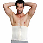 Mens Waist Trainer Belly Wrap Body Shaper Girdle Tuck Belt Tummy Control Cincher