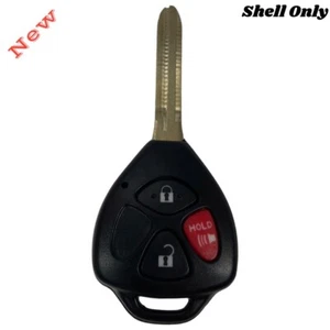 2 X NEW TOYOTA YARIS VENZA RAV4 REMOTE UNCUT KEY SHELL 3 BUTTON - Picture 1 of 4