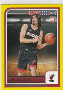 JAIME JAQUEZ JR. RC 2023-24 PANINI HOOPS #249 YELLOW PARALLEL INSERT ROOKIE - Bild 1 von 2