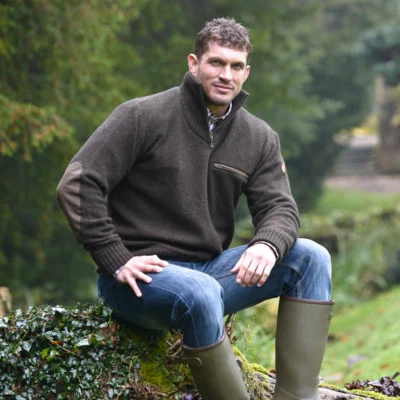 Shooterking Troyer Pullover W2010 100% Lammwolle Jagdpullover Jumper NEU   - Bild 1 von 4