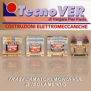 Trasformatore Monofase Uscita 12-24-48-55-110-230Volt Ingresso 230-400Volt - Foto 1 di 1