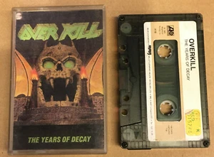 OVERKILL - THE YEARS OF DECAY (1990) CASSETTE MADE IN TURKEY - Picture 1 of 2