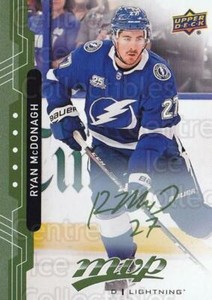 2018-19 Upper Deck MVP Green Script #112 Ryan McDonagh