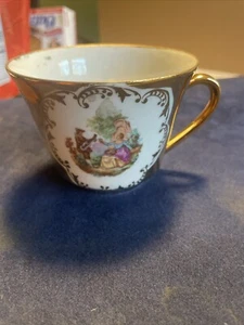 Mini tazza da tè Germania Ovest con coppia corteggiamento - Foto 1 di 6