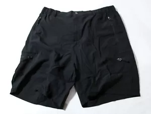 Seramy Men's Hiking 6-Zipper Pockets Cargo Shorts SG4 Black Size XL NWT - Picture 1 of 3