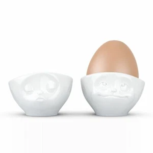 Fiftyeight TV Tassen Eierbecher 2er Set KÜSSEND VERTRÄUMT | Eier Becher NEU OVP - Bild 1 von 3