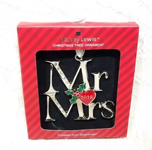 Adorno de árbol de Navidad 2018 Harvey Lewis MR & MRS CRISTALES DE SWAROVSKI - Imagen 1 de 15