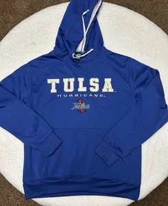 Tulsa Golden Hurricane Hoodie Men’s XL Blue Hoodie Sweatshirt Pullover - Picture 1 of 12