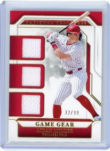 2025 Panini National Treasures #GGT-AM Aidan Miller Game Gear Triple Patch 32/99 - Picture 1 of 2