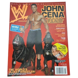 WWE Magazine Feb 2007 John Cena Cover WrestleMania 23 Issue Chris Benoit Edge - Bild 1 von 4