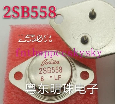 1PCS NEW Toshiba 2SB558  Sealed  Cap Tube TO-3 Transistor - Image 1 of 2