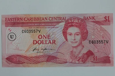 Billet 1 Dollar États des caraïbes orientales Anguilla 1988 neuf (66175) - Photo 1/2