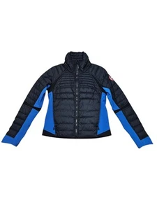 RARE Prototype Canada Goose Hybridge Perren Jacket Black & Blue Medium Women's - Picture 1 of 7