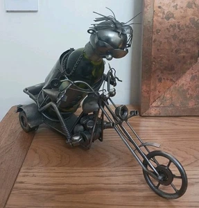 Portabotellas de Vino Estilo Steampunk Triciclo (Botella No Incluida) - Imagen 1 de 11