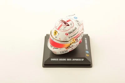 Looksmart LSHEL012 1/5 Casque Charles Leclerc Scuderia Ferrari GP Japon 2025 - Photo 1/4