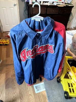 Vintage Cleveland Indians Starter Jacket Mens XL Diamond Collection Guardians - Image 1 of 4