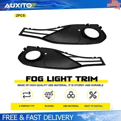 2 piezas embellecedores de luces antiniebla negras material ABS para BMW 428i 430i 435i 440i 2014-2020 Foto 1 de 4