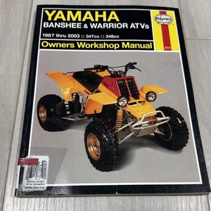HAYNES YAMAHA BANSHEE & WARRIOR ATVS: 1987-2003 347cc 348cc - Picture 1 of 4