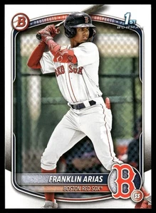 2025 Bowman #BP-67 Franklin Arias Prospects Boston Red Sox 1st RC - Picture 1 of 2