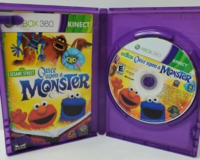 Sesame Street - Once Upon a Monster (Microsoft Xbox 360, 2011) Includes Manual - Image 1 of 3
