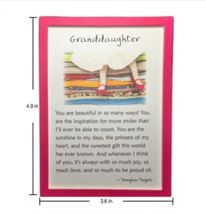 Granddaughter Magnet with Easel Back - Picture 1 of 4