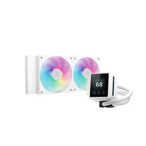DeepCool Mystique 240 WH ARGB Processor All-in-one liquid cooler 12 cm White ... - Picture 1 of 6