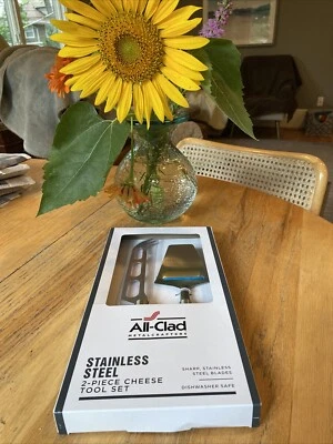 ALL-CLAD NIB All Clad 2-piece Cheese Tool Set Stainless