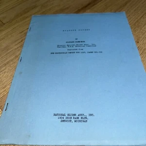 SOARING FLIGHTS by WOLFGANG KLEMPERER National Glider Assoc.Detroit - 1927 Copy - Picture 1 of 7