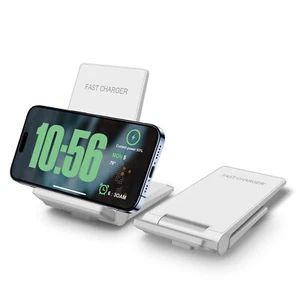 2In1 Wireless Charger Stand For Apple Air Pods iPhone 15 14 Samsung S24 S23 Buds - Picture 1 of 26