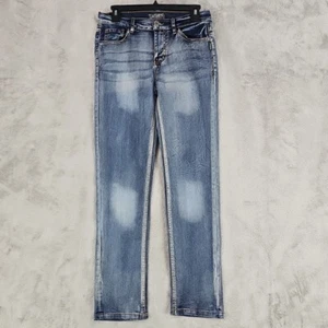 Silver Jeans Boys Size 14 Nathan Slim Fit Straight Acid Wash Blue Stretch Denim - Picture 1 of 13