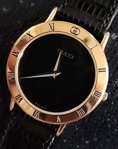Vintage Rare Iconic Gucci Mens Swiss Quartz,4x Signed,Original Band. - Bild 1 von 11