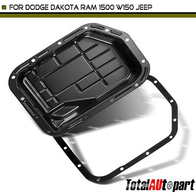 New Transmission Oil Pan w/ Gasket for Jeep Grand Cherokee Dodge Ram 1500 Dakota - Image 1 of 4