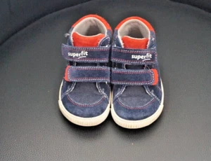 Kinderschuhe in gr. 22 von Superfit Unisex Dunkelblau bequem mit Klettverschluss - Bild 1 von 4